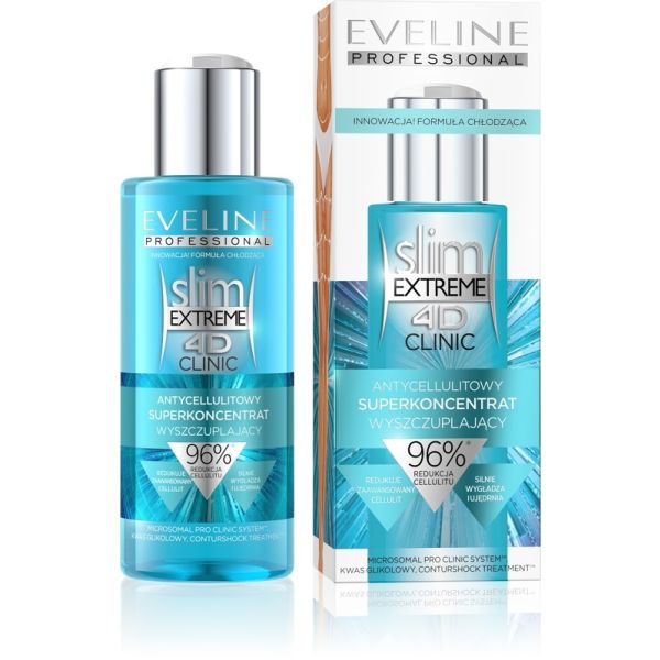 Eveline cosmetics slim extreme 4dclinic antycellulitowy superkoncentrat wyszczuplający 150ml