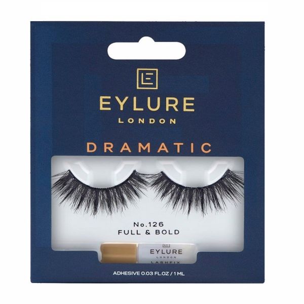 Eylure dramatic lashes sztuczne rzęsy z klejem no. 126