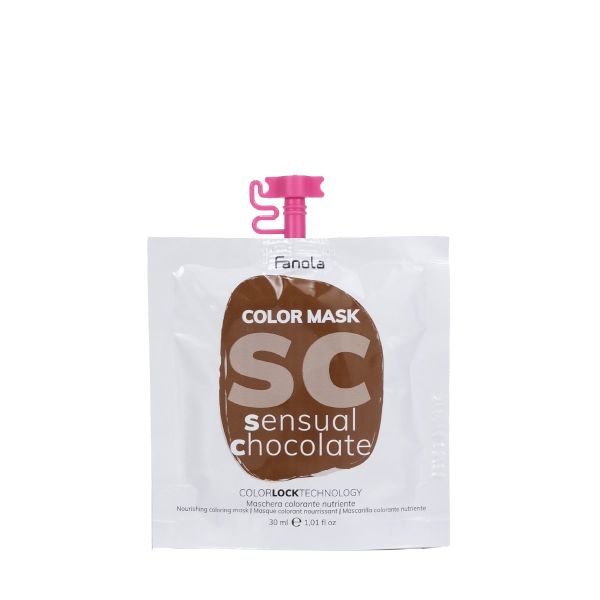 Fanola color mask maska koloryzująca do włosów sensual chocolate 30ml