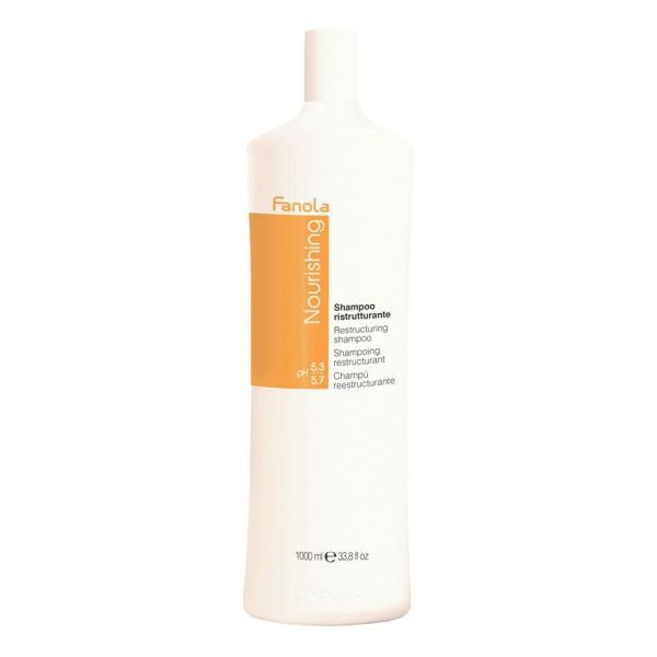 Fanola nourishing restructuring shampoo szampon rekonstruujący do włosów suchych i łamliwych 1000ml