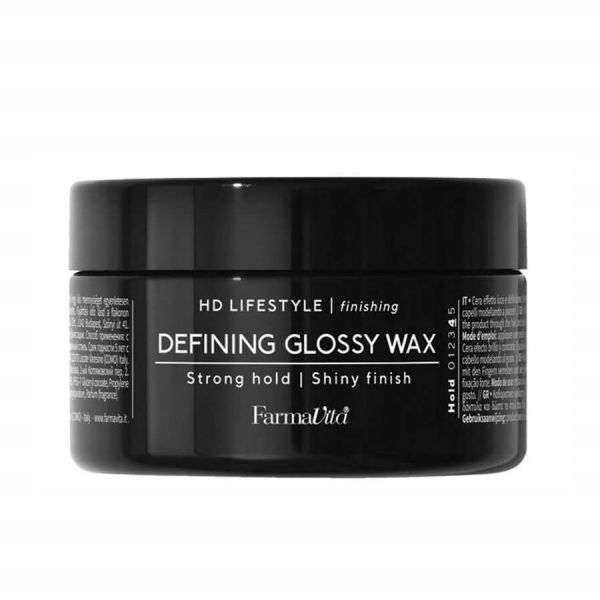 Farmavita hd lifestyle defining glossy wax nabłyszczający wosk do stylizacji włosów 100ml