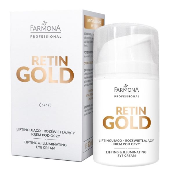 Farmona professional retin gold liftingująco-rozświetlający krem pod oczy 50ml