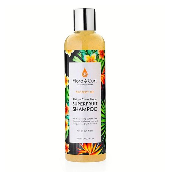 Flora & curl african citrus bloom superfruit shampoo szampon do włosów kręconych 300ml