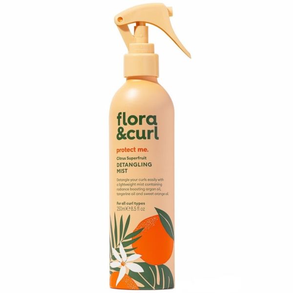 Flora & curl citrus superfruit detangling mist mgiełka ułatwiająca rozczesywanie włosów kręconych 250ml