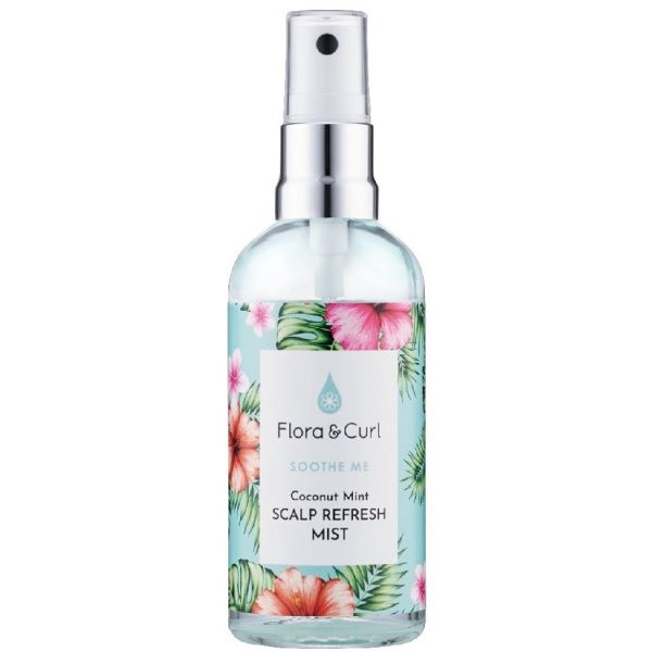 Flora & curl coconut mint scalp refresh mist mgiełka odświeżająca skórę głowy 100ml