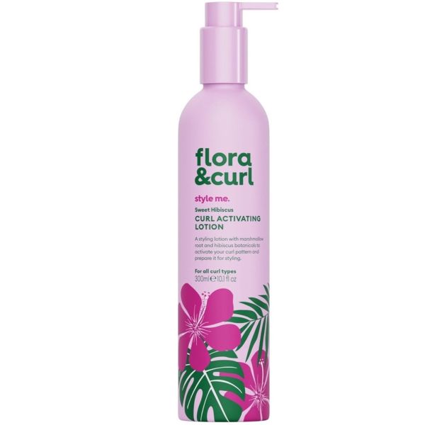 Flora & curl sweet hibiscus curl activating lotion balsam definiujący loki 300ml