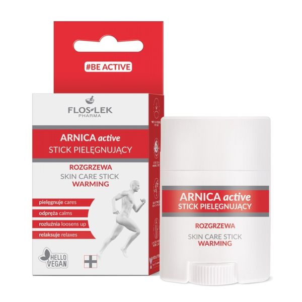 Floslek arnica active stick pielęgnujący sztyft rozgrzewający 22g