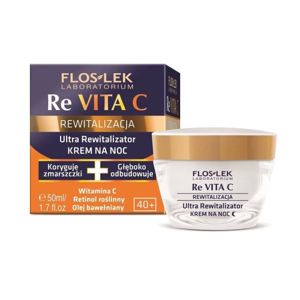 Floslek re vita c ultra rewitalizator krem na noc 50ml