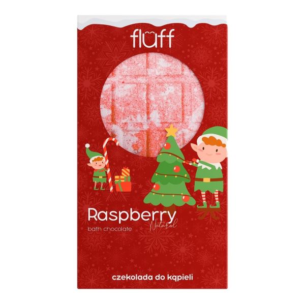 Fluff bath chocolate czekolada do kąpieli raspberry 160g