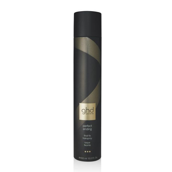 Ghd perfect ending final fix hairspray lakier mocno utrwalający do włosów 400ml