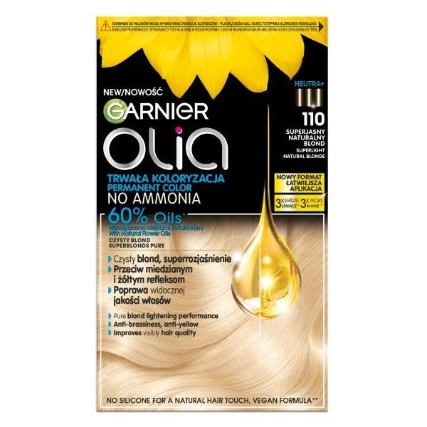 Garnier olia farba do włosów 110 superjasny naturalny blond