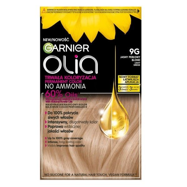 Garnier olia farba do włosów 9g jasny perłowy blond