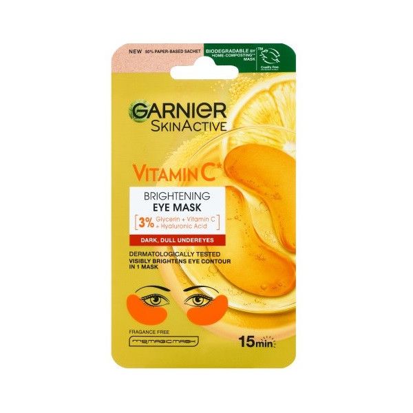 Garnier vitamin c rozświetlające płatki pod oczy 5g