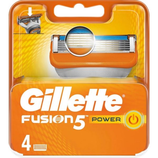 Gillette fusion5 power wymienne ostrza do maszynki 4szt