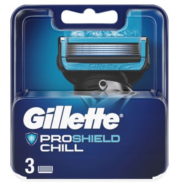 Gillette proshield chill wymienne ostrza do maszynki do golenia 3szt.