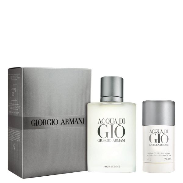 Giorgio armani acqua di gio pour homme woda toaletowa spray 100ml + dezodorant sztyft 75ml