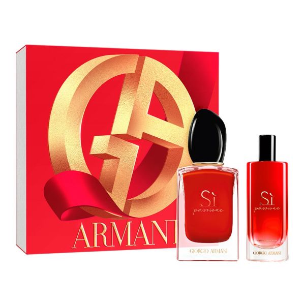 Giorgio armani si passione zestaw woda perfumowana spray 50ml + woda perfumowana spray 15ml