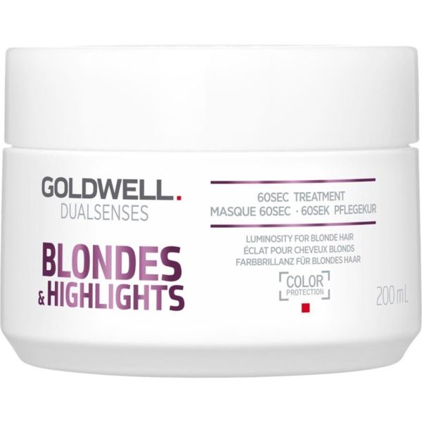 Goldwell dualsenses blondes&highlights 60sec treatment 60-sekundowa kuracja dla włosów blond i z pasemkami 200ml