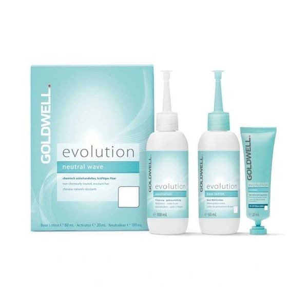 Goldwell evolution neutral wave typ 0 zestaw do ondulacji lotion bazowy 60ml + lotion aktywujący 100ml + utrwalacz 20ml