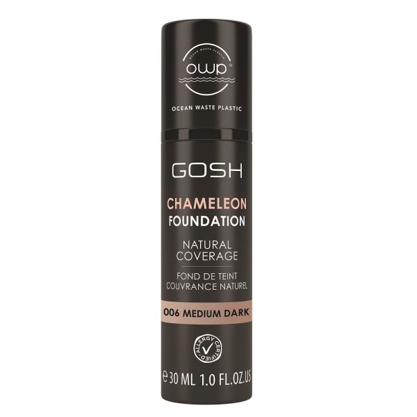 Gosh chameleon foundation podkład adaptujący się do skóry 006 medium dark 30ml