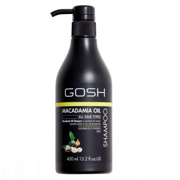 Gosh macadamia oil szampon do włosów z olejem macadamia 450ml