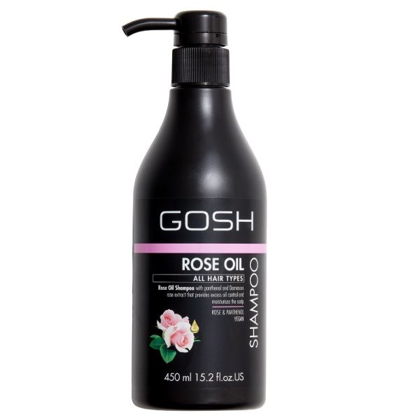 Gosh rose oil szampon do włosów z olejkiem różanym 450ml