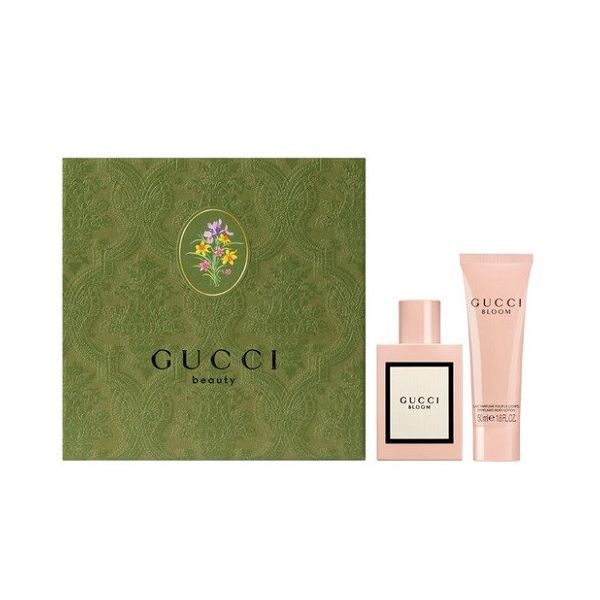 Gucci bloom zestaw woda perfumowana spray 50ml + balsam do ciała 50ml