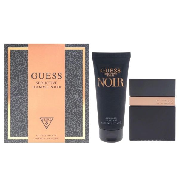 Guess seductive noir homme zestaw woda toaletowa spray 50ml + żel pod prysznic 100ml