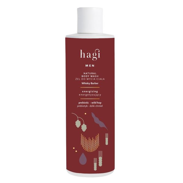 Hagi naturalny żel do mycia ciała whisky barber 300ml