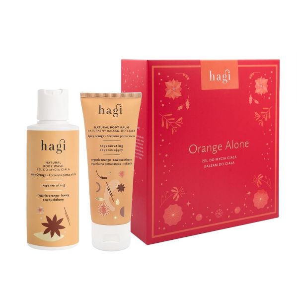 Hagi orange alone zestaw balsam do ciała 75ml + żel do mycia ciała 150ml