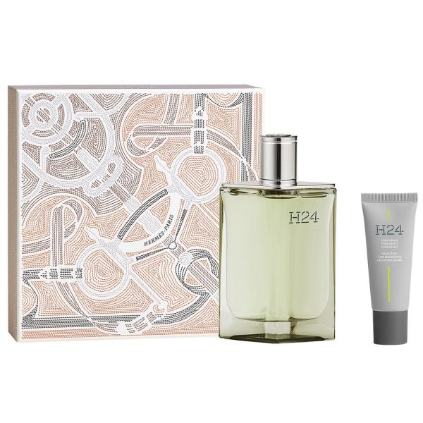 Hermes h24 zestaw woda perfumowana spray 100ml + energetyzujący krem do twarzy 20ml