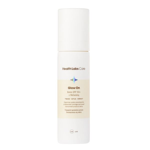 Healthlabs glow on krem spf50+ z melaniną 50ml