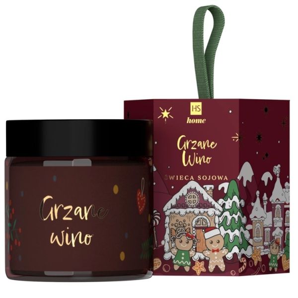 Hiskin świeca sojowa grzane wino 100g