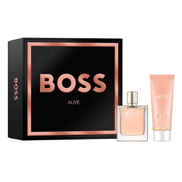 Hugo boss alive zestaw woda perfumowana spray 50ml + balsam do ciała 75ml