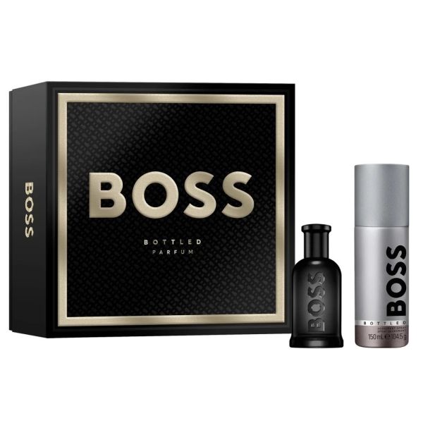 Hugo boss boss bottled zestaw perfumy spray 50ml + dezodorant spray 150ml