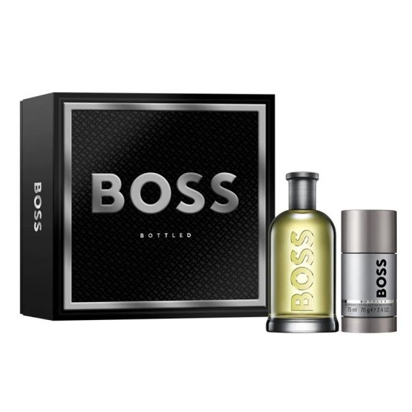 Hugo boss bottled zestaw woda toaletowa spray 200ml + dezodorant sztyft 75ml