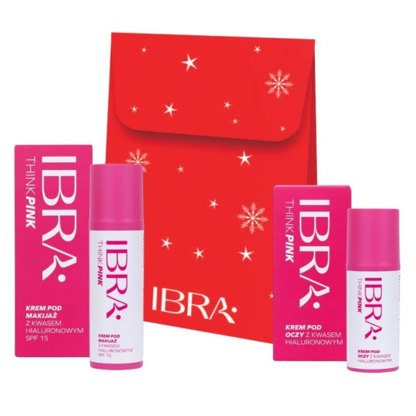 Ibra holiday pink zestaw krem pod makijaż 50ml + krem pod oczy 30ml