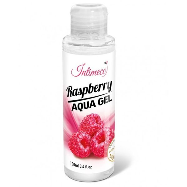 Intimeco raspberry aqua gel nawilżający żel intymny o aromacie malinowym 100ml