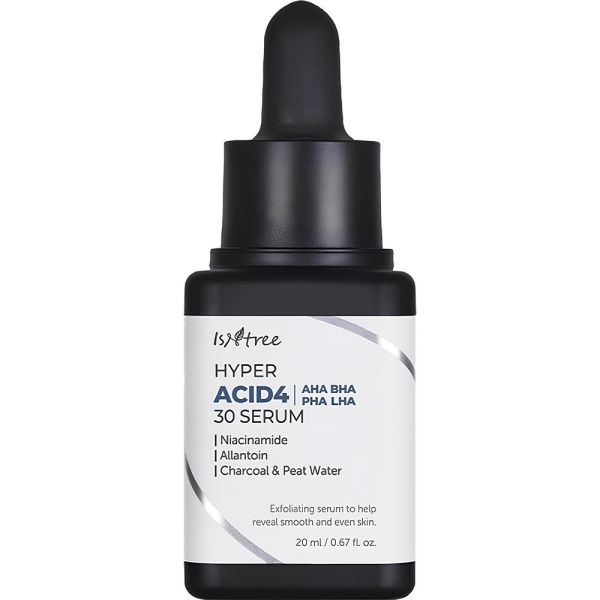 Isntree hyper acid4 aha bha pha lha 30 serum złuszczające serum do twarzy 20ml