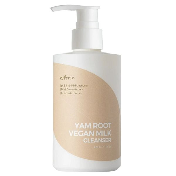 Isntree yam root vegan milk cleanser mleczko oczyszczające 220ml