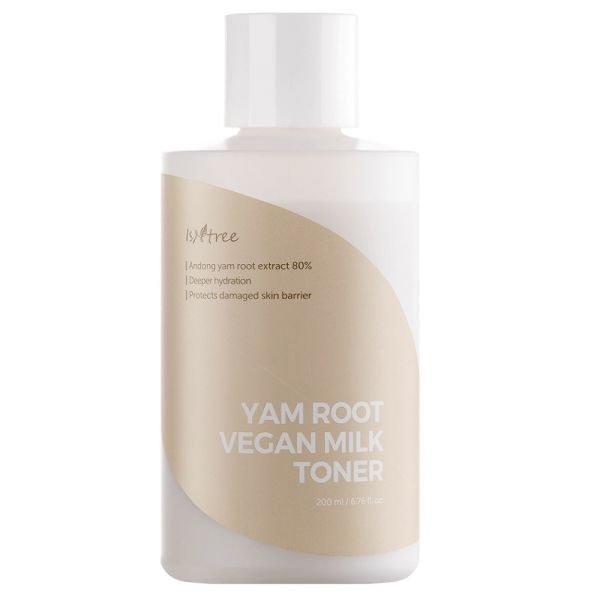 Isntree yam root vegan milk toner nawilżający tonik do twarzy 200ml