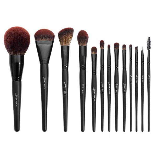 Jessup makeup lover makeup brush collection zestaw pędzli do makijażu phantom black 13szt.