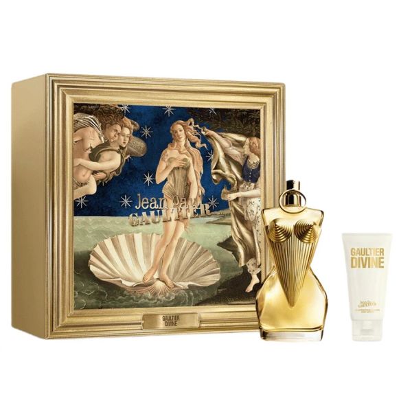 Jean paul gaultier gaultier divine zestaw woda perfumowana spray 100ml + balsam do ciała 75ml