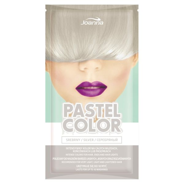 Joanna pastel color szampon koloryzujący srebrny 35g