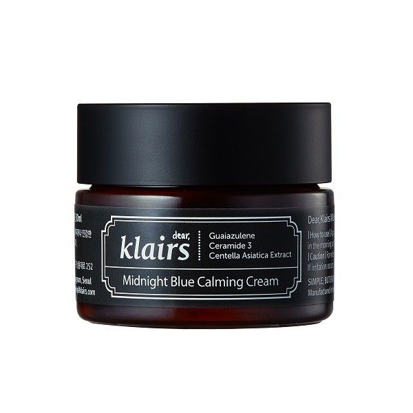 Klairs midnight blue calming cream krem intensywnie łagodzący na noc 30ml