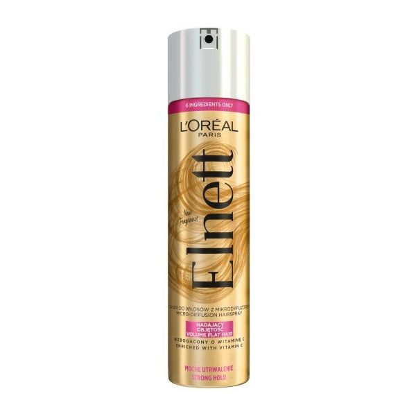 L'oreal paris elnett lakier do włosów z mikrodyfuzorem nadający objętość mocne utrwalenie 200ml