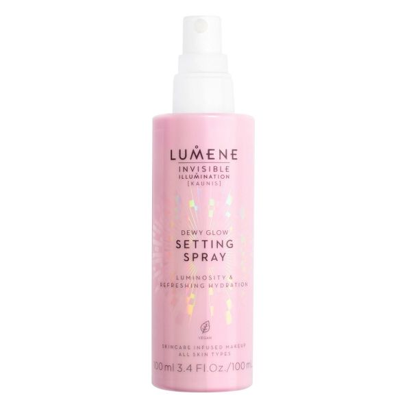 Lumene invisible illumination dewy glow spray utrwalający makijaż 100ml