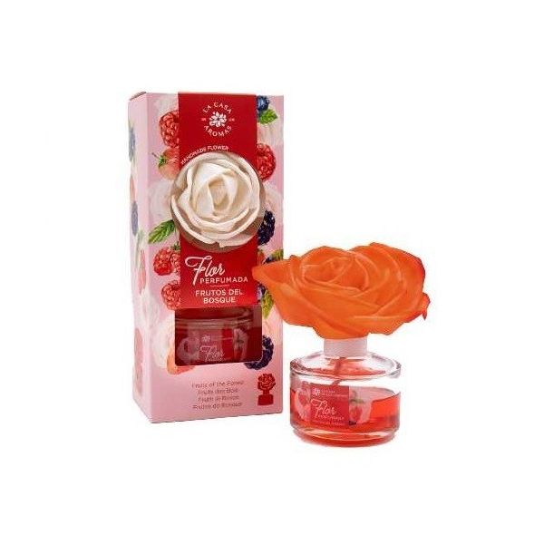 La casa de los aromas flor perfumada dyfuzor zapachowy w formie kwiatu czerwone owoce 65ml