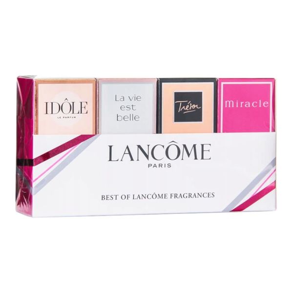 Lancome best of lancome fragrances zestaw tresor 7.5ml + idole 5ml + la vie est belle 4ml + miracle 5ml