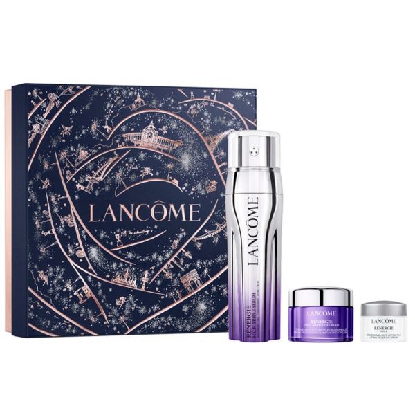 Lancome renergie zestaw serum do twarzy 50ml + krem do twarzy 15ml + krem pod oczy 5ml